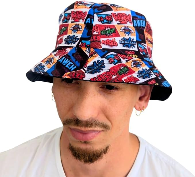 Adult size - South African Catchy Slangs Funny Bucket Hat by Tribe Afrique - Tribe Afrique