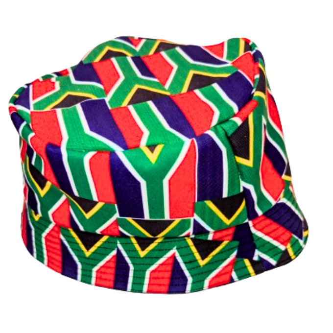 Multi-flag South African Flag Bucket Hats by Tribe Afrique - Tribe Afrique