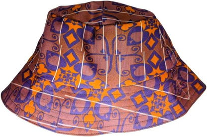 Sotho Fluorish African Bucket hat by Tribe Afrique - Adult size - Tribe Afrique
