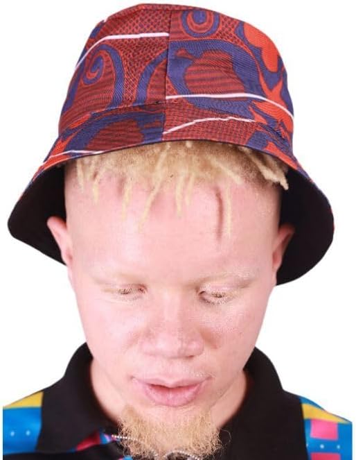 Sotho Fluorish African Bucket hat by Tribe Afrique - Adult size - Tribe Afrique