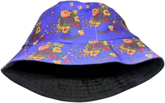 Blue Tsonga African Bucket Hat by Tribe Afrique - Adult size - Tribe Afrique