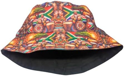 Wakkanda South Africa African Bucket hat - Tribe Afrique
