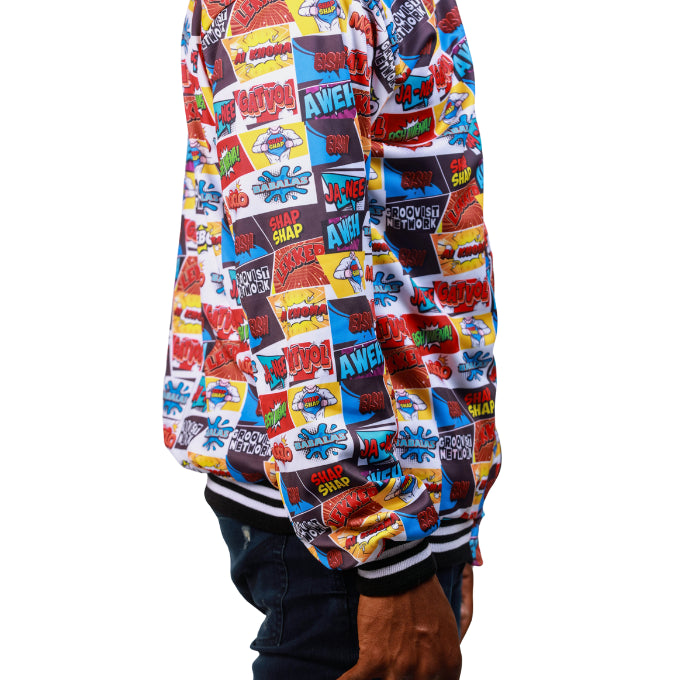 Proudly SA Slang Comic Jacket   by Tribe Afrique - Tribe Afrique