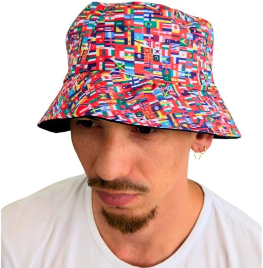 Adult size - All World Flags African Bucket hat by Tribe Afrique - Tribe Afrique