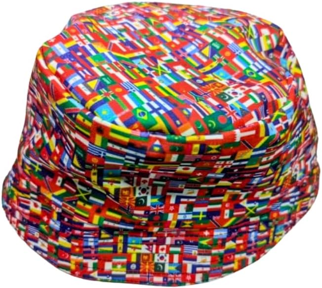 Adult size - All World Flags African Bucket hat by Tribe Afrique - Tribe Afrique