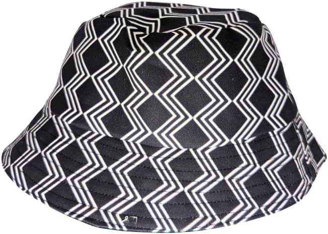 Black Xhosa African Bucket hat by Tribe Afrique - Adult size - Tribe Afrique