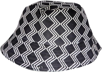 Black Xhosa African Bucket hat by Tribe Afrique - Adult size - Tribe Afrique