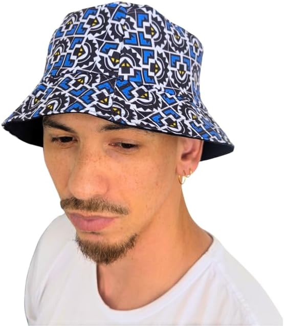 Yebo Ndebele African Bucket hat by Tribe Afrique - Adult size - Tribe Afrique