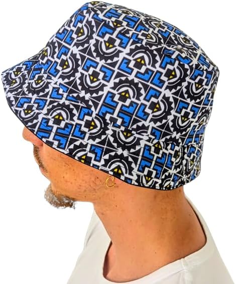 Yebo Ndebele African Bucket hat by Tribe Afrique - Adult size - Tribe Afrique