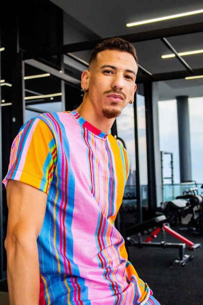 Venda Multicolours Unisex  Casual Mesh Shirt Tribe Afrique