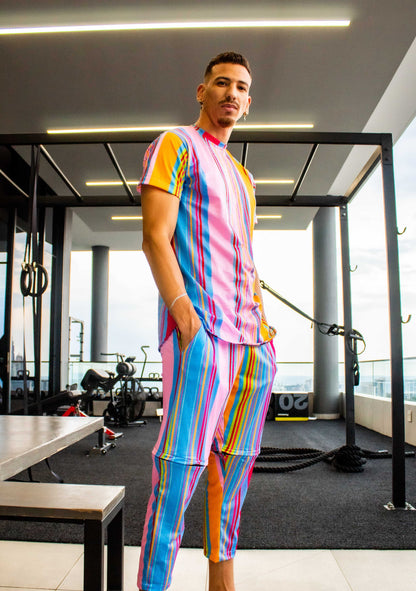 Venda Multicolours Unisex  Casual Mesh Shirt Tribe Afrique