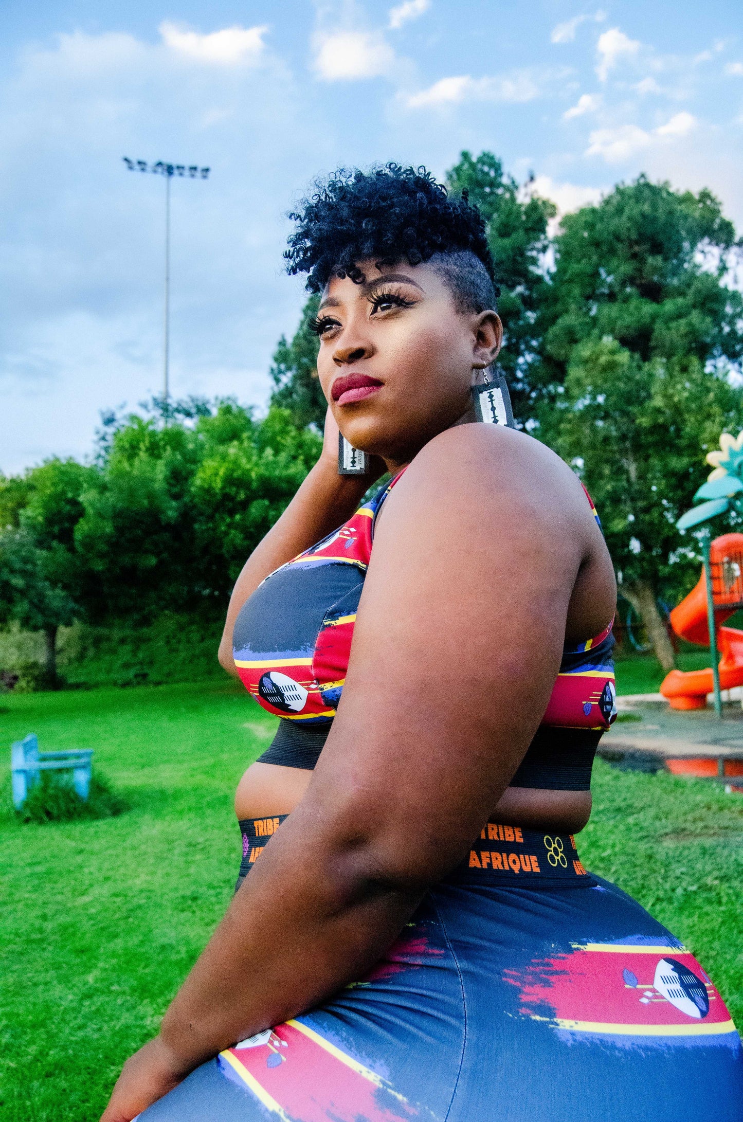 Swati Shorts [Short Leggings] Tribe Afrique