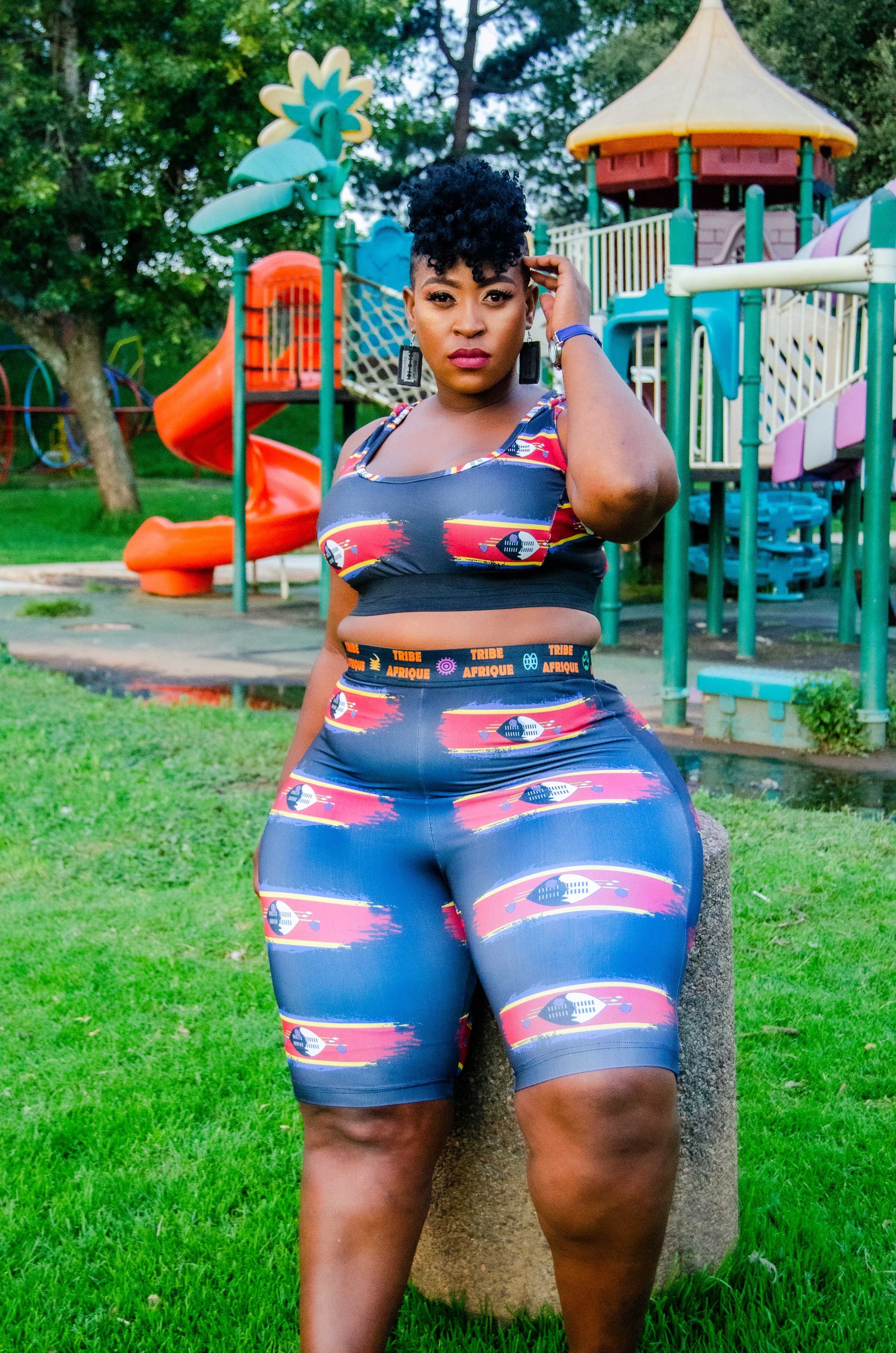 Swati Shorts [Short Leggings] Tribe Afrique