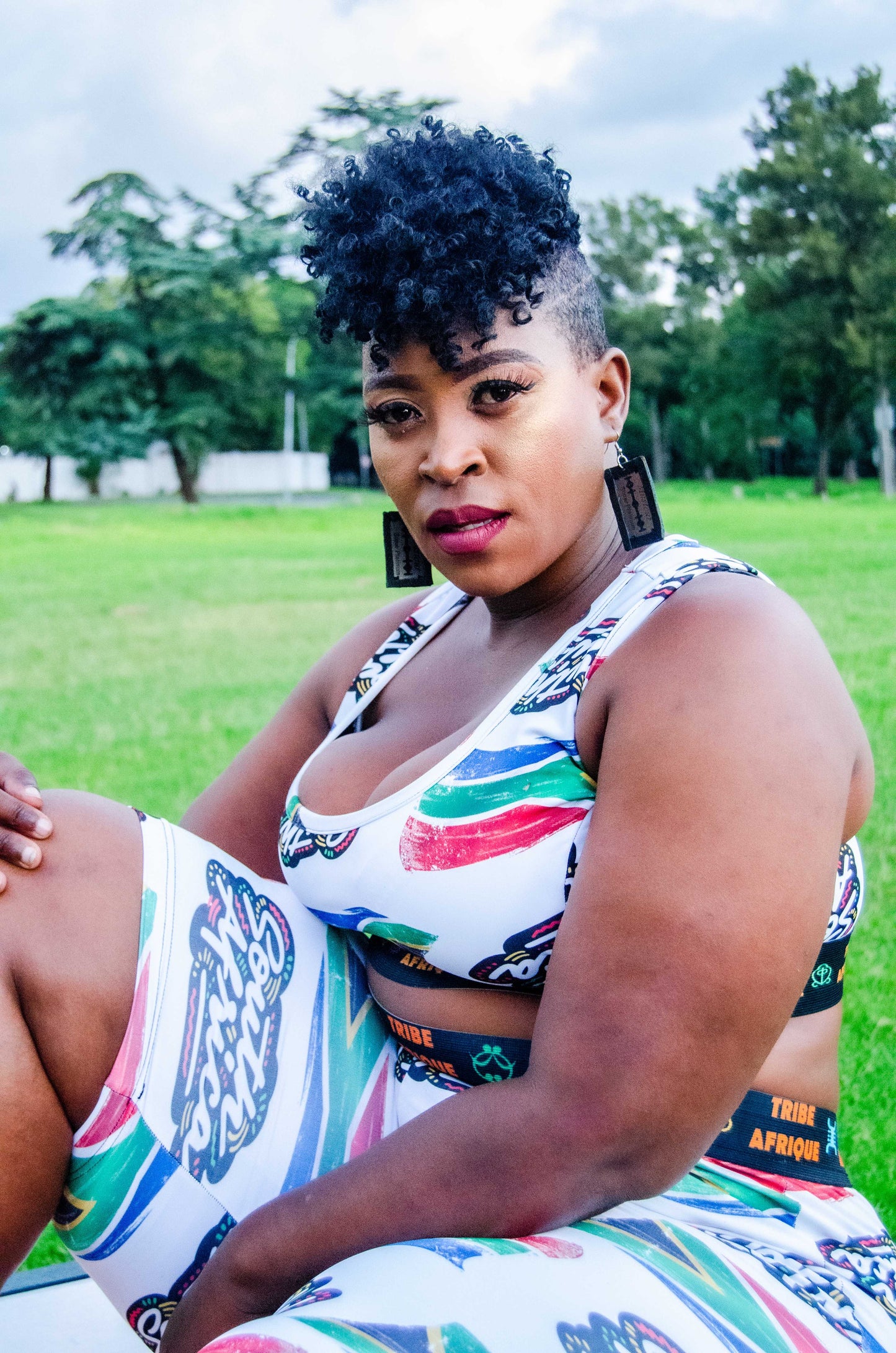 Proudly South Africa Shorts [Short Leggings] Tribe Afrique