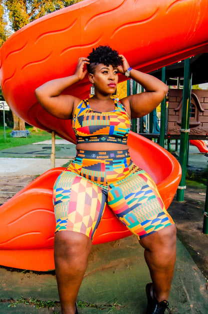 Kente Shorts [Short Leggings] Tribe Afrique