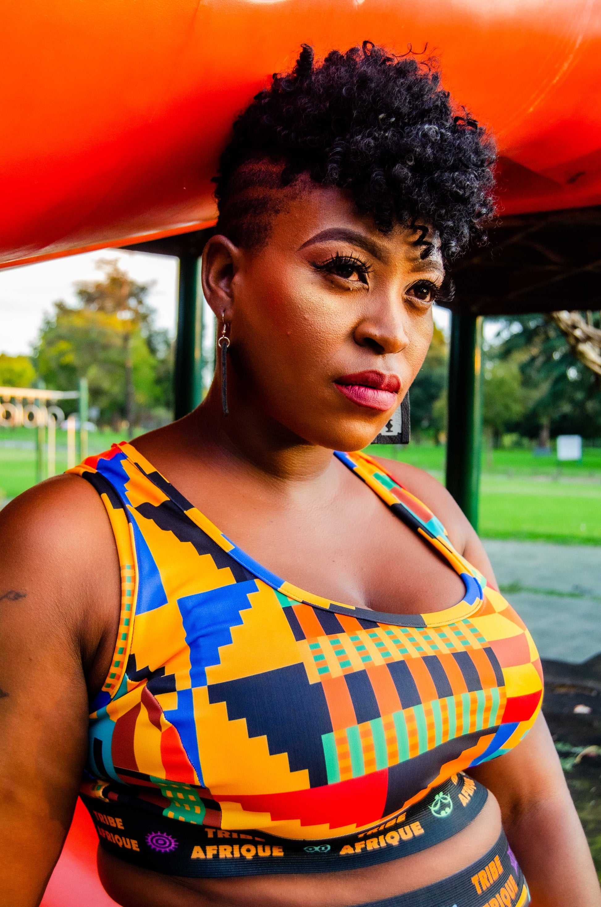 Kente Shorts [Short Leggings] Tribe Afrique