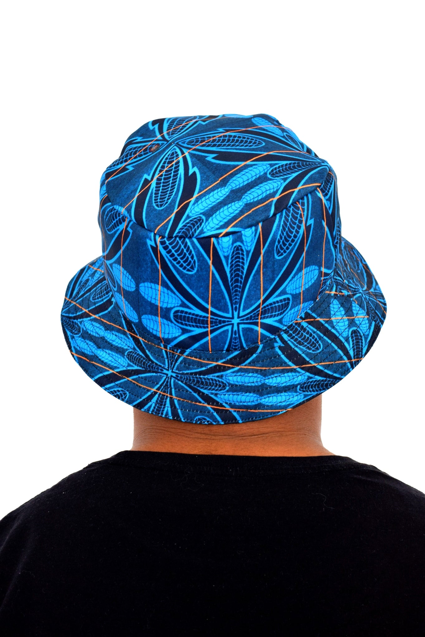 Blue Sotho Bucket Hats by Tribe Afrique Tribe Afrique