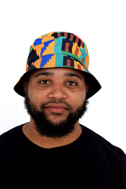 Kente Bucket Hats by Tribe Afrique Tribe Afrique