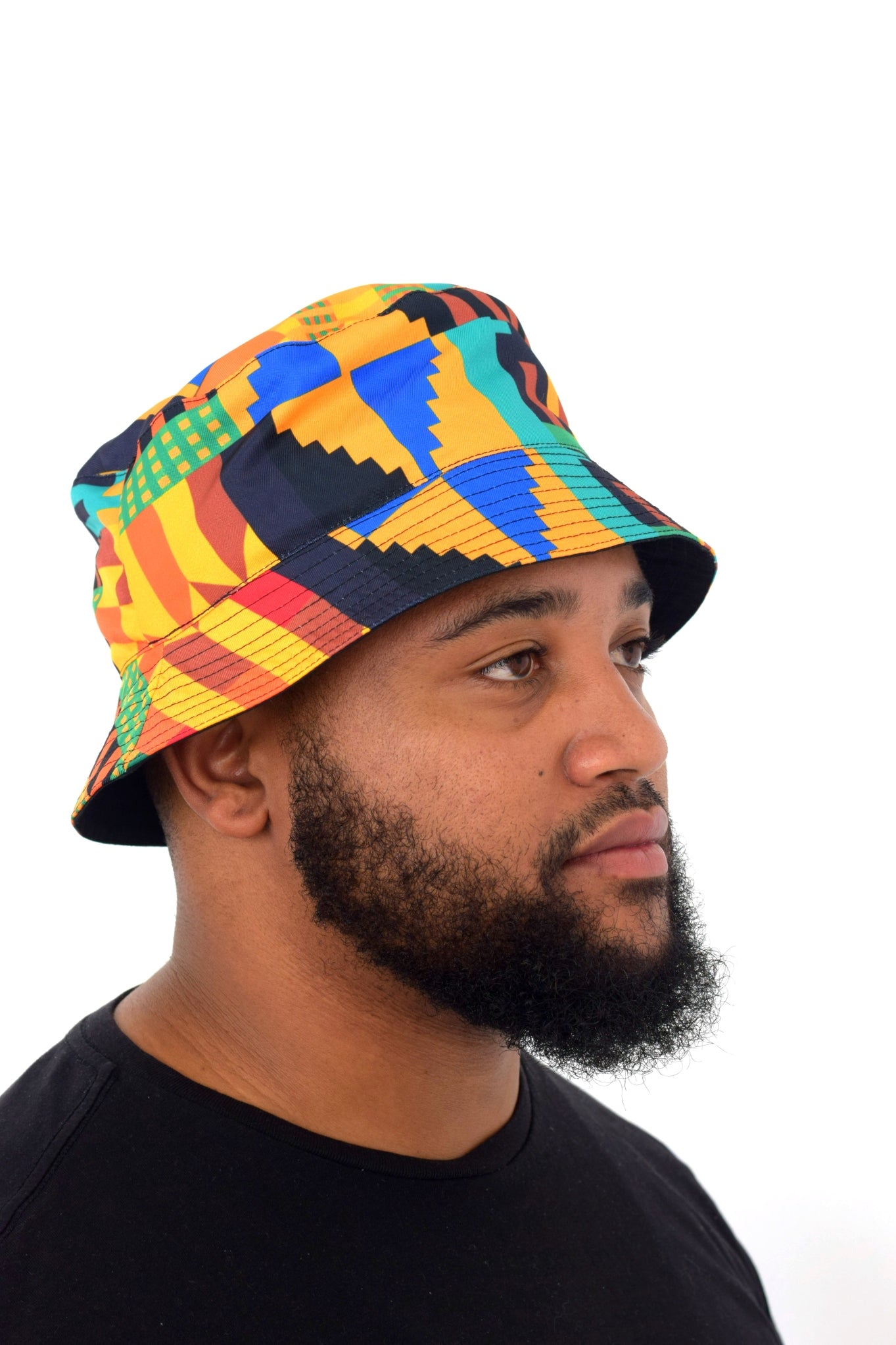 Kente Bucket Hats by Tribe Afrique Tribe Afrique
