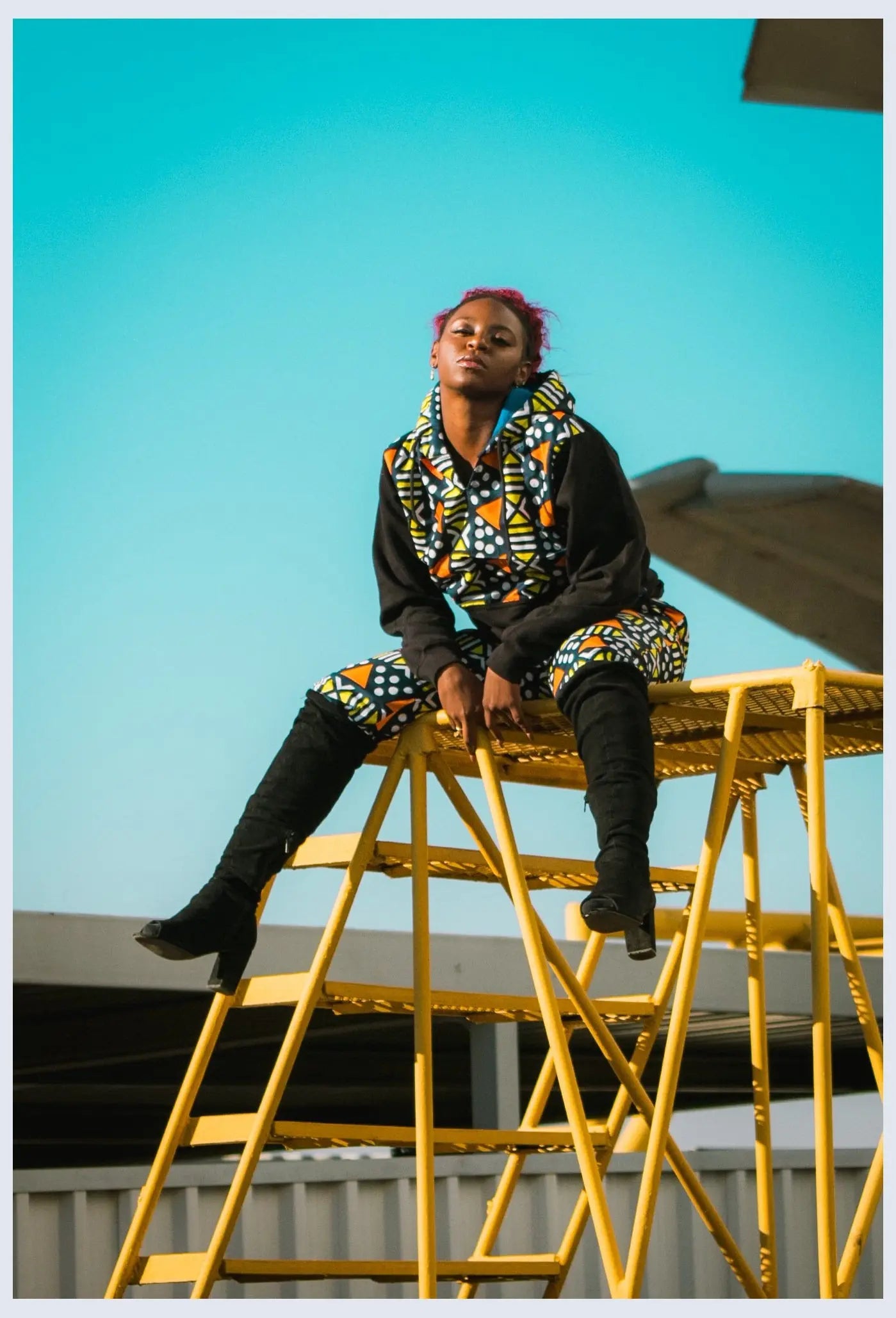 Full Piece Nkonta Hoodie by Tribe Afrique Tribe Afrique