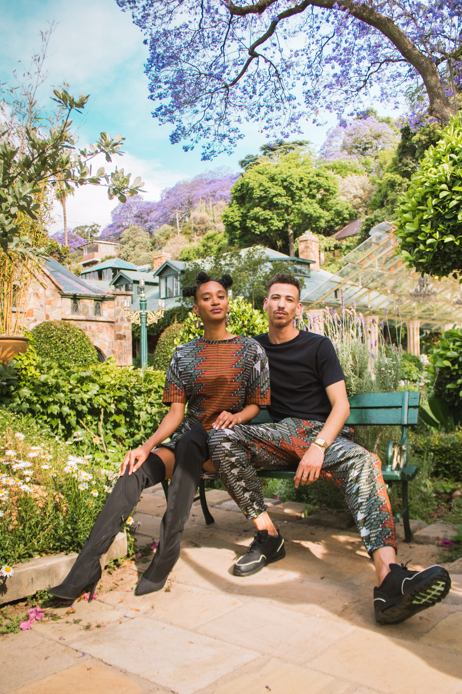 Lindo Pants by Tribe Afrique (With Matching Mask) Tribe Afrique