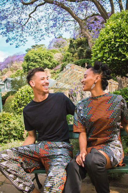 Lindo Pants by Tribe Afrique (With Matching Mask) Tribe Afrique