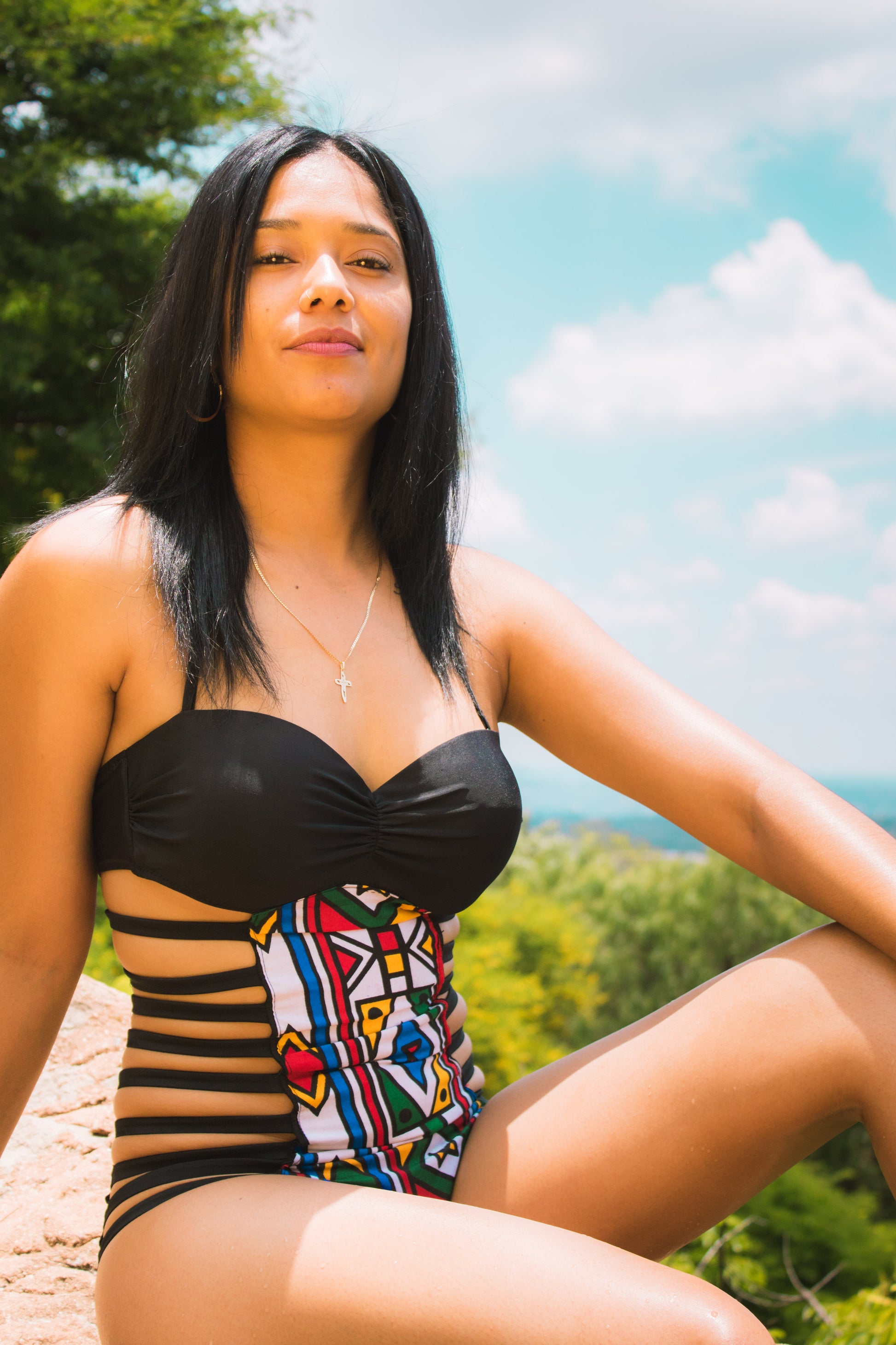 Mzansi  Full 1-Piece Swimsuit Limited Edition Tribe Afrique