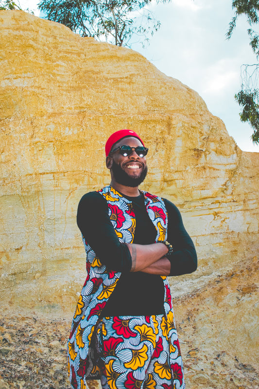 Menka Overcoat by Tribe Afrique. Tribe Afrique