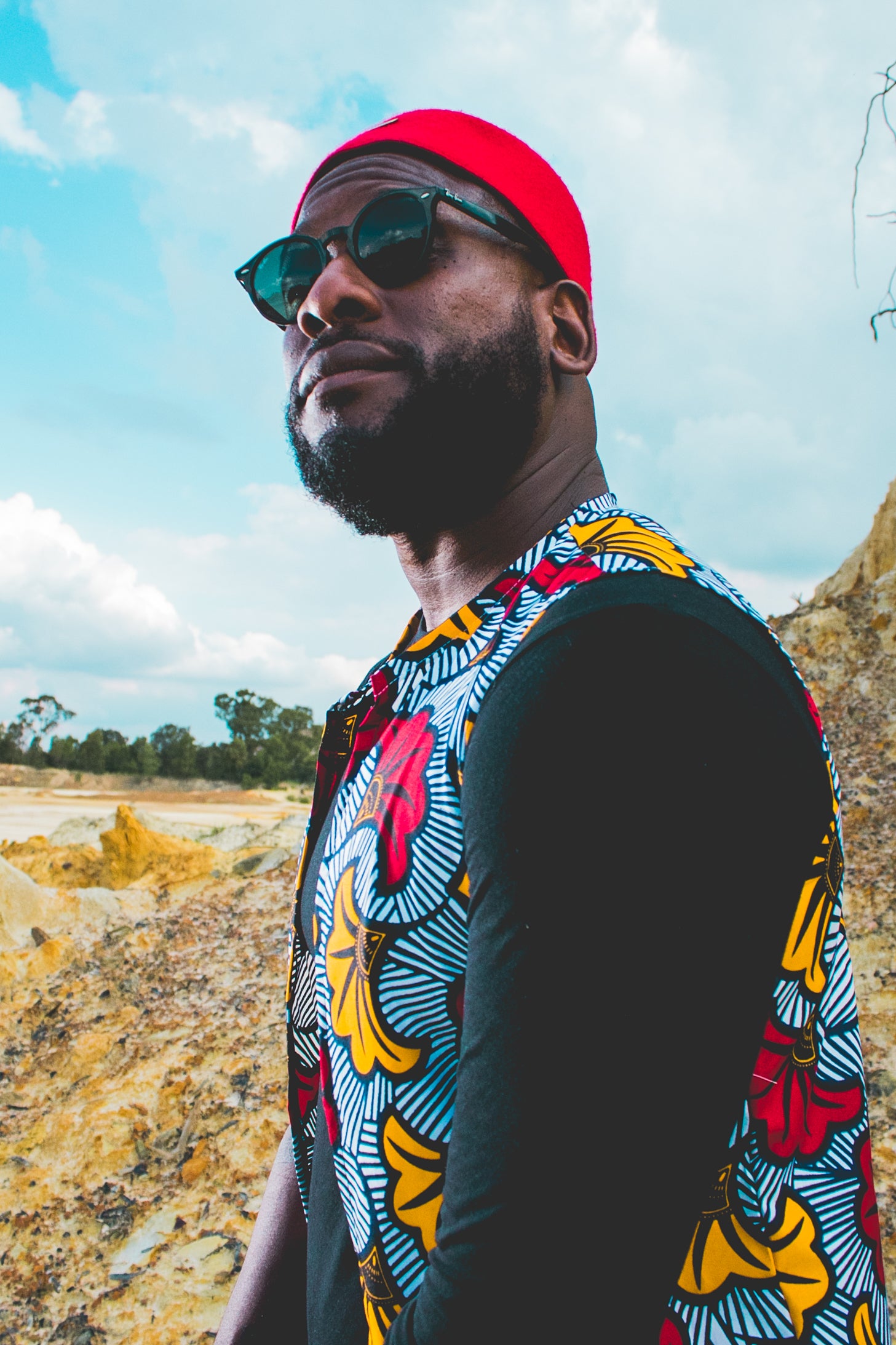 Menka Overcoat by Tribe Afrique. Tribe Afrique