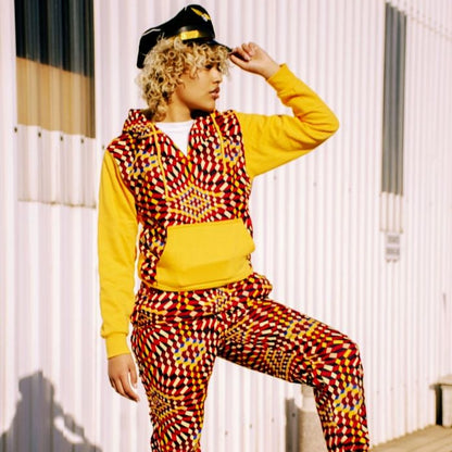 Lethu Pants by Tribe Afrique with Free Matching Mask Tribe Afrique