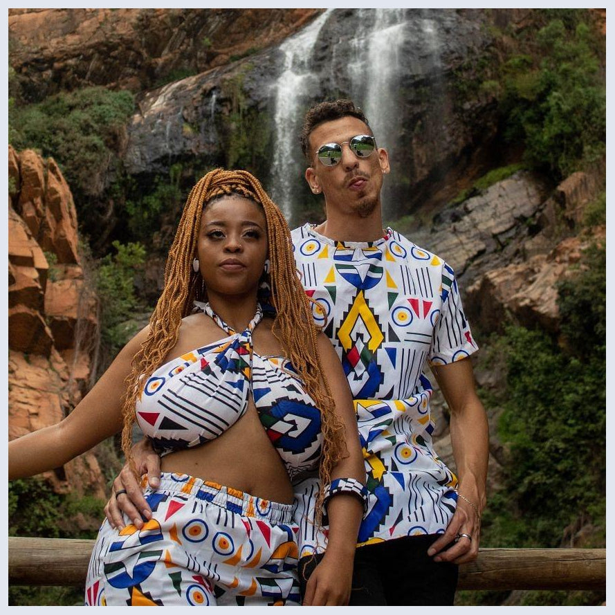 Ndebele Kese Pants by Tribe Afrique Tribe Afrique