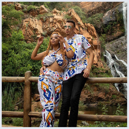 Ndebele Kese Pants by Tribe Afrique Tribe Afrique