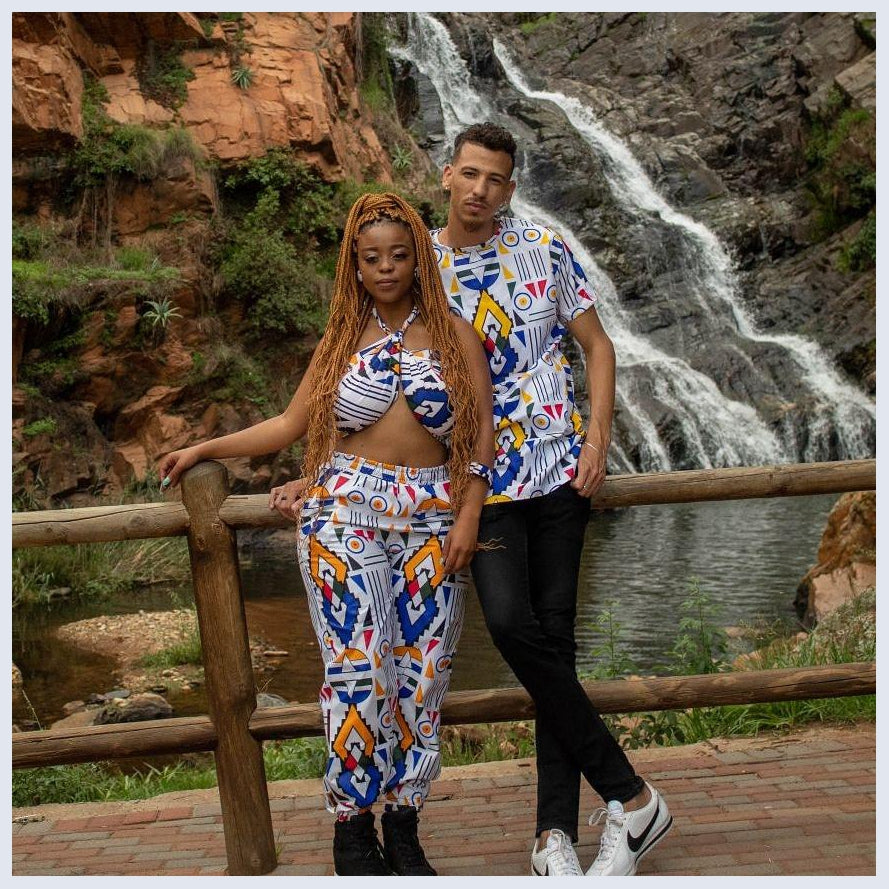 Ndebele Kese Pants by Tribe Afrique Tribe Afrique