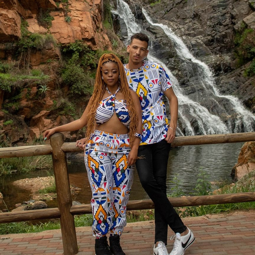 Ndebele Kese African Long Shirt by Tribe Afrique Tribe Afrique