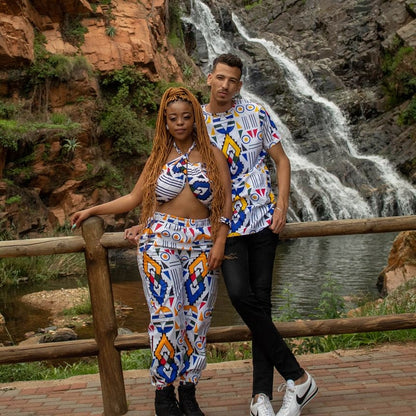 Ndebele Kese African Long Shirt by Tribe Afrique Tribe Afrique