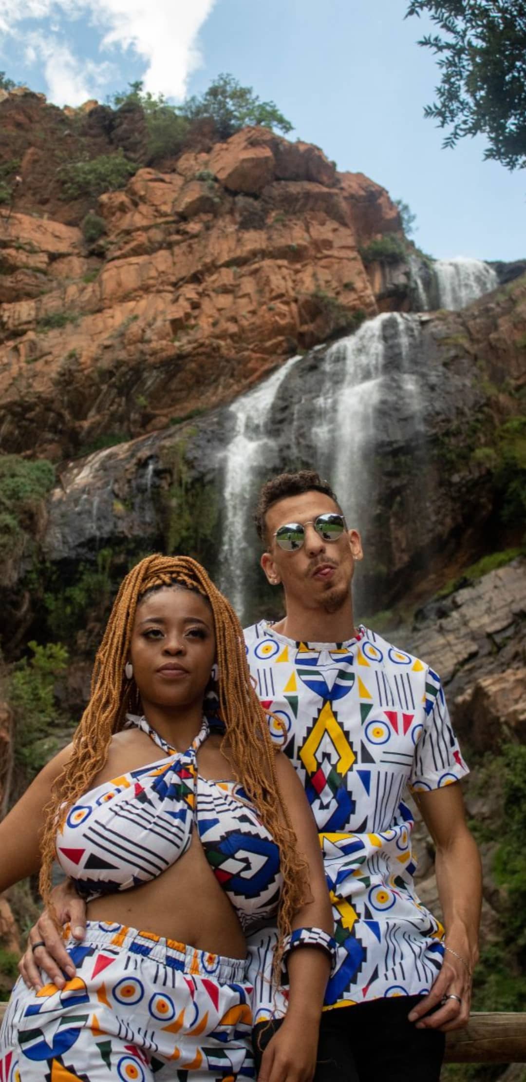 Ndebele Kese African Long Shirt by Tribe Afrique Tribe Afrique