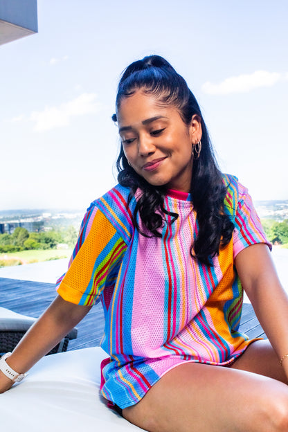 Venda Multicolours Unisex  Casual Mesh Shirt Tribe Afrique