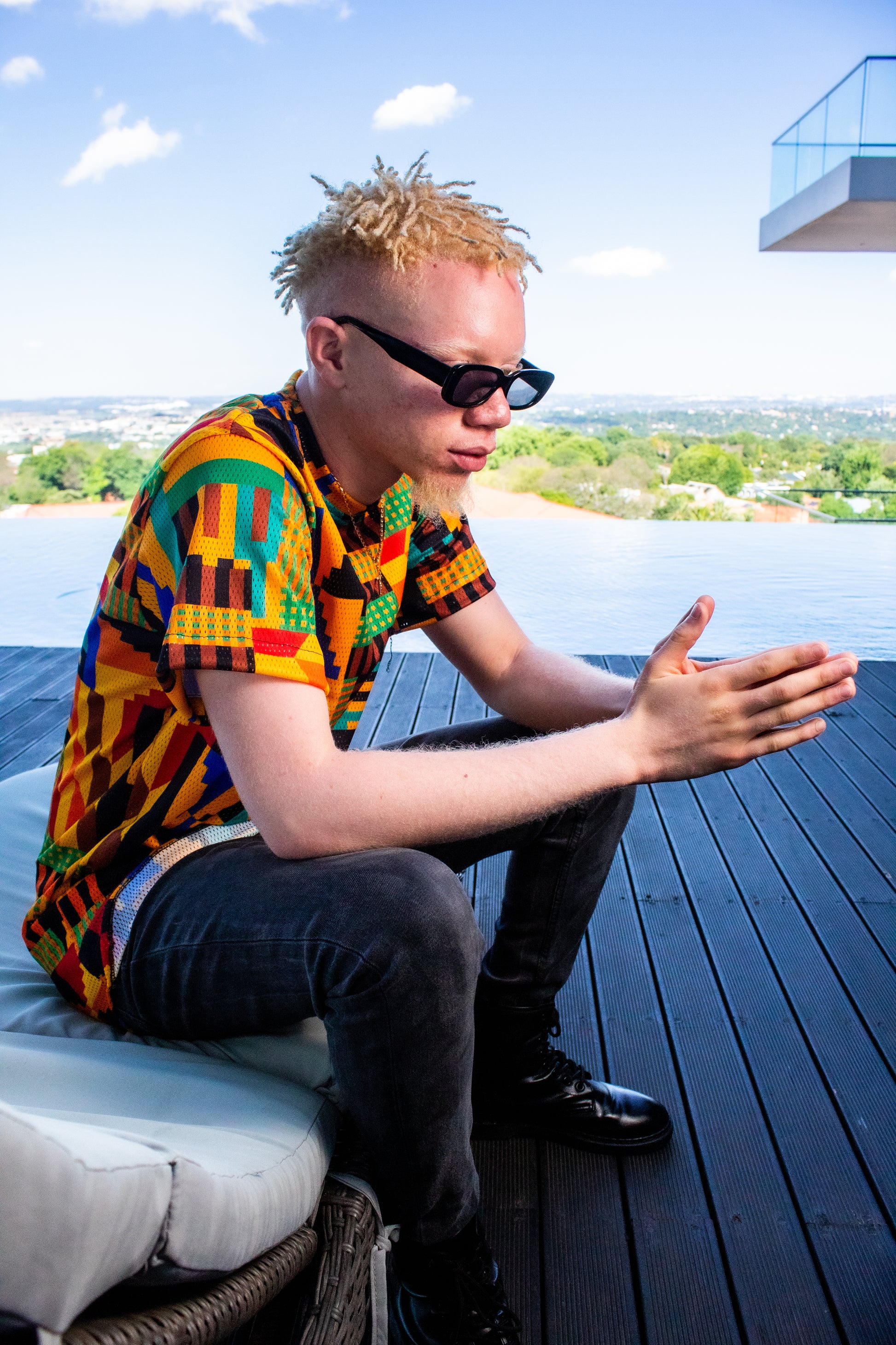 Kente Unisex  Casual Mesh Shirt Tribe Afrique