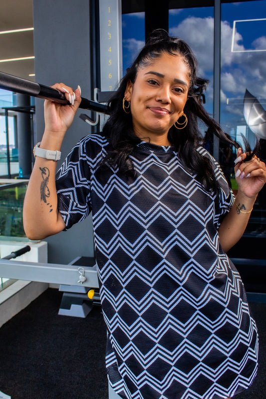 Black Xhosa Unisex  Casual Mesh Shirt Tribe Afrique