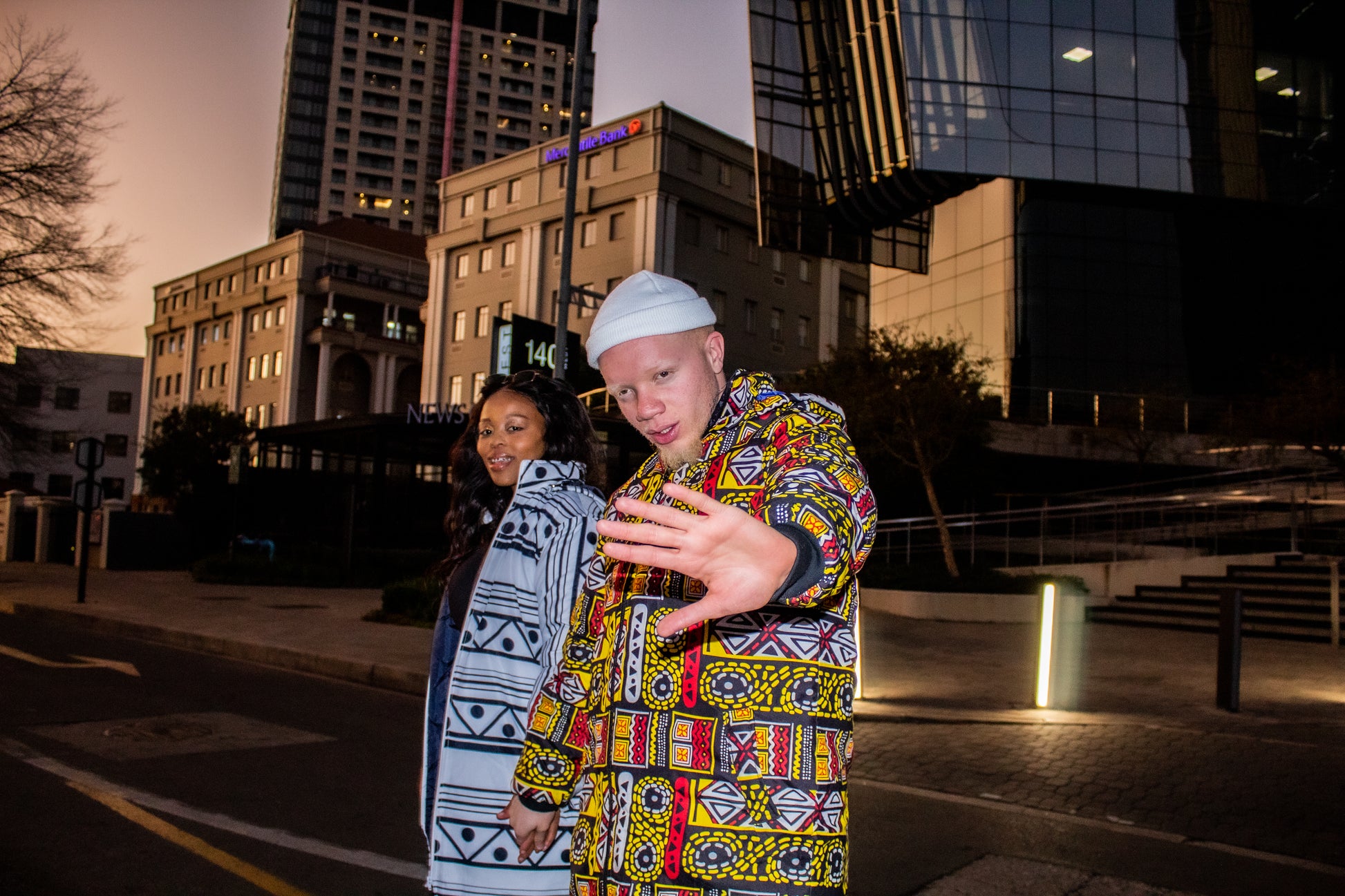 Origina Xhosa Pattern Jacket with Removable hood Tribe Afrique