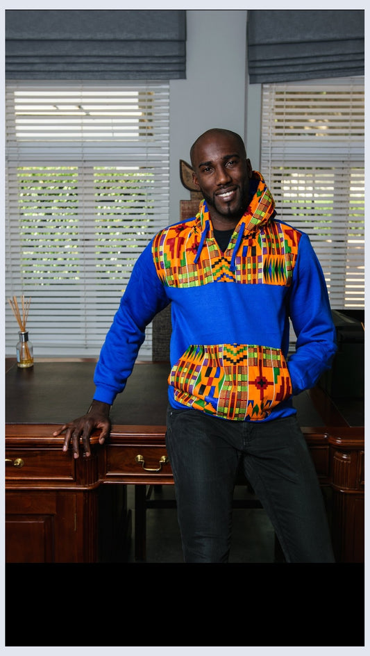 Kente Hoodie by Tribe Afrique Tribe Afrique