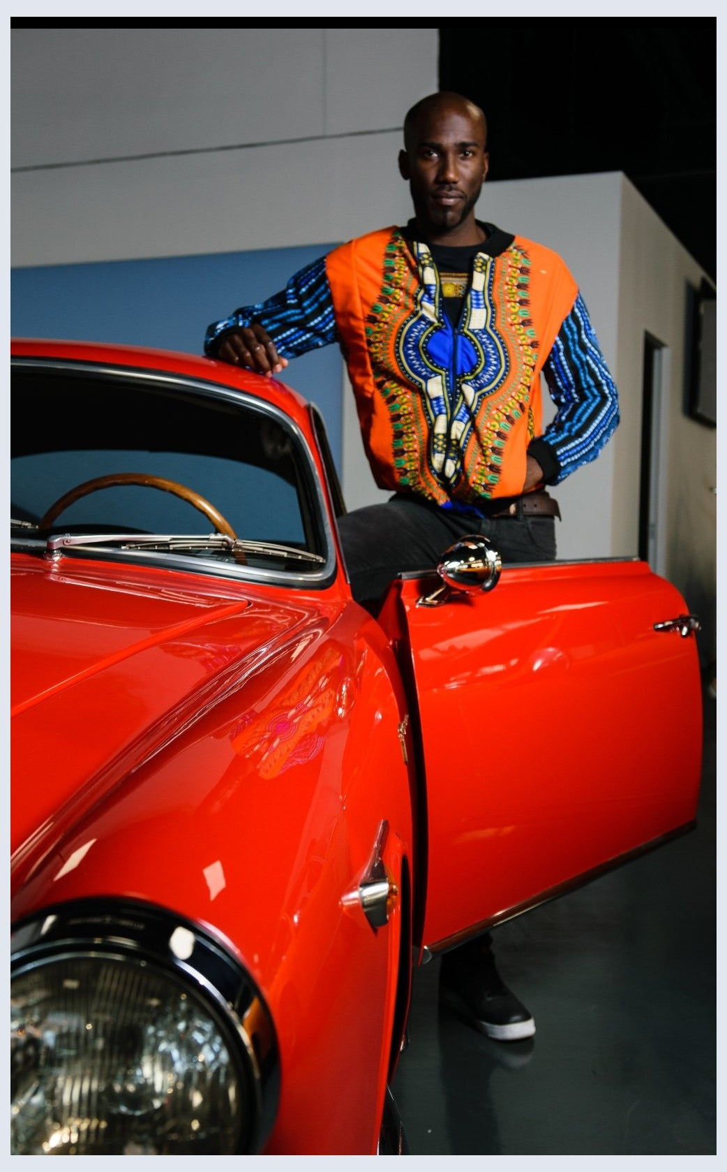 Orange Dashiki African Bomber Jackets Tribe Afrique