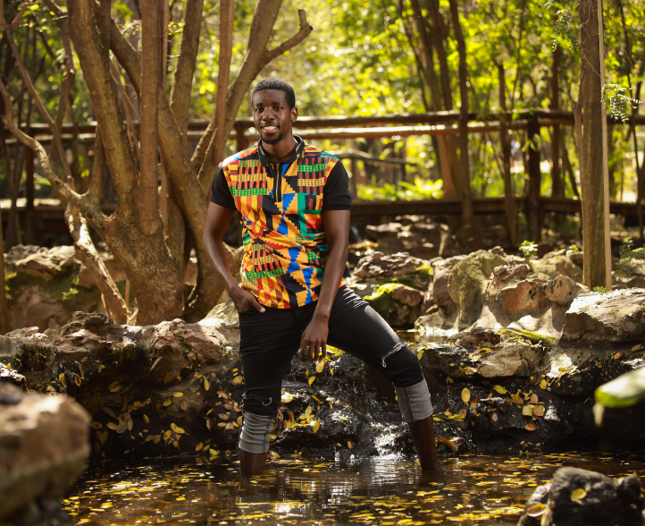 Kente Golf Shirt Tribe Afrique