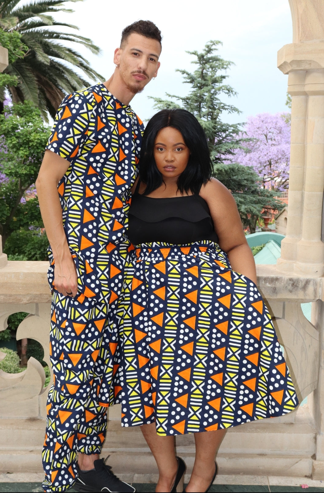 Nkonta Unisex African Long Shirt by Tribe Afrique Tribe Afrique