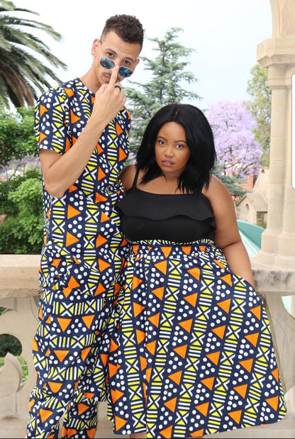 Nkonta High Waist Skirt by Tribe Afrique (With Pockets) Tribe Afrique