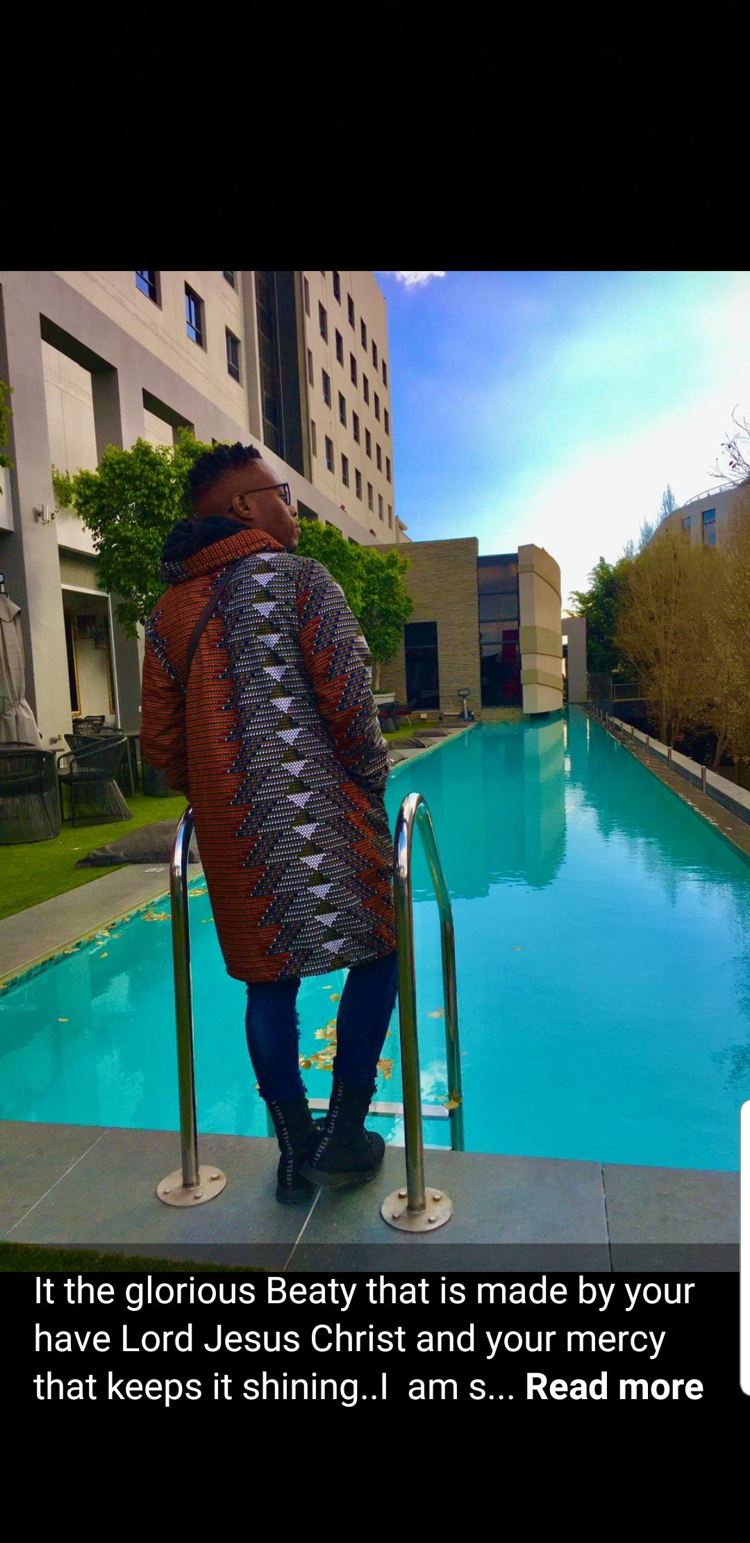 Mlindo Extra Long Jacket with Removable hood Tribe Afrique