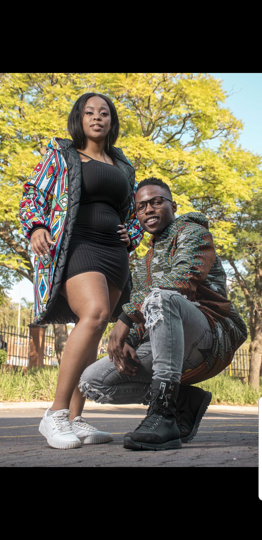 Mlindo Extra Long Jacket with Removable hood Tribe Afrique