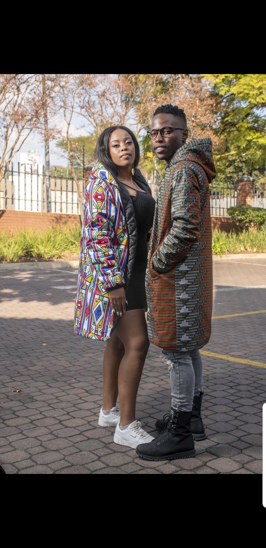 Mlindo Extra Long Jacket with Removable hood Tribe Afrique