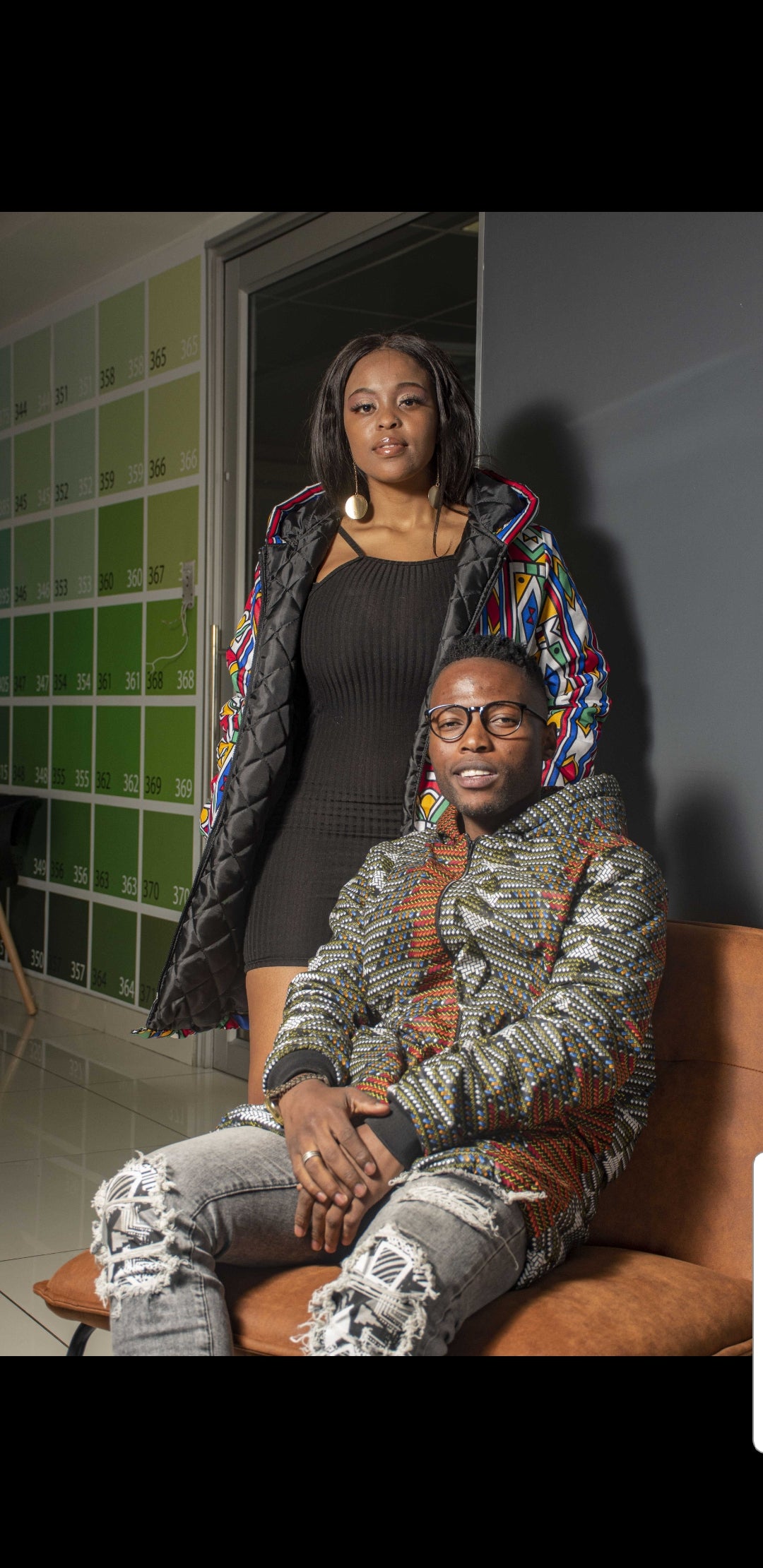 Mlindo Extra Long Jacket with Removable hood Tribe Afrique