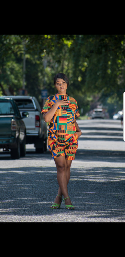 Kente Mesh Pants by Tribe Afrique - Detachable Tribe Afrique